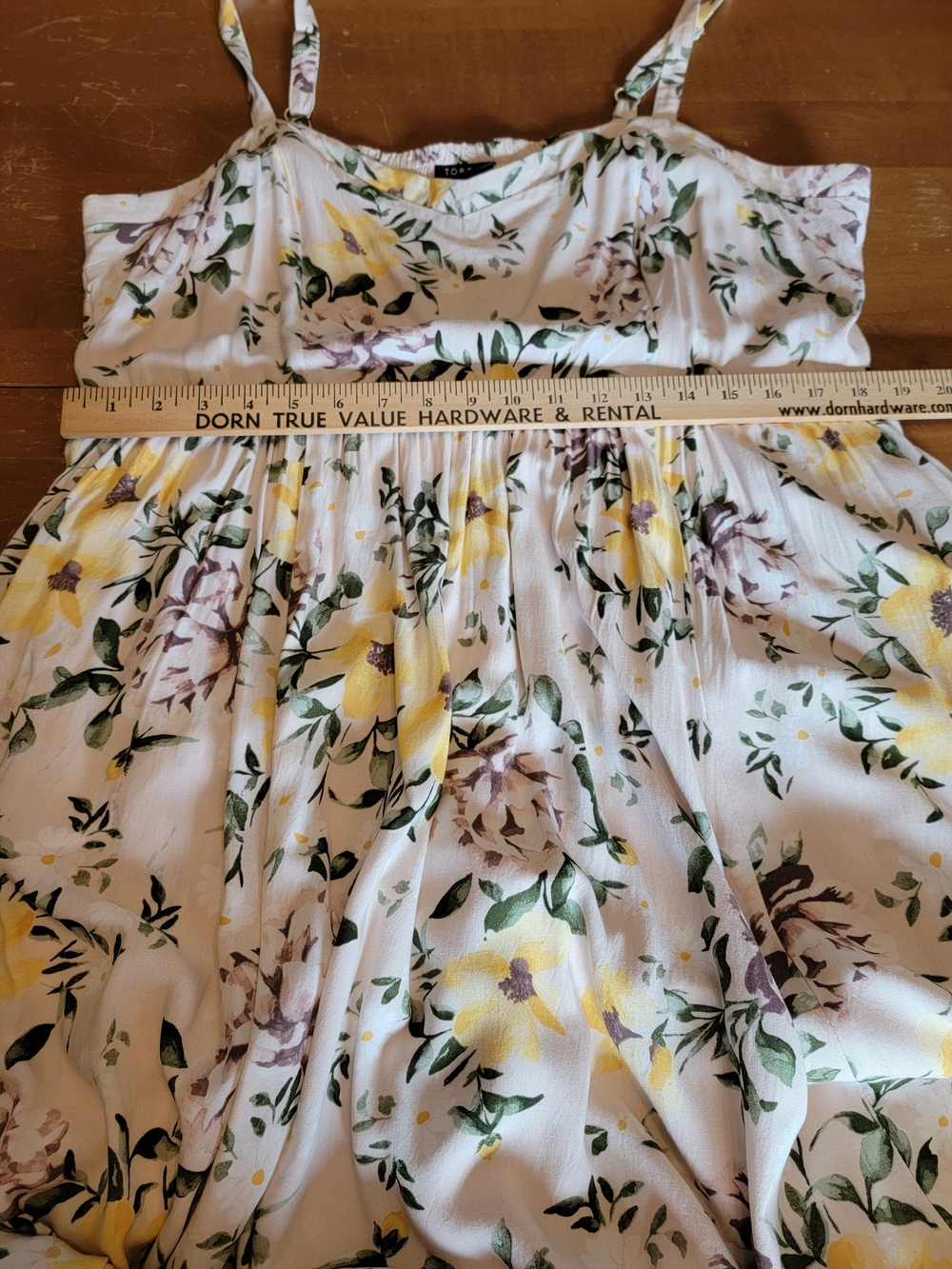 torrid Midi Challis Sunflower Sun Dress Size 2X - Picture 9 of 14